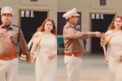 Jharkhand Cop Makes Reel With Wife Outside Police Station, Probe Ordered — ‘Ab Araam Se Ghar Baithna’