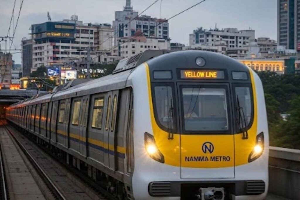 8th Driverless Train Added To Yellow Line, Bengaluru Metro Frequency To Improve