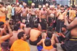 Ayyappa Devotees Allege Restrictions Being Imposed On Them In Kerala, Sing Bhajans On Roads