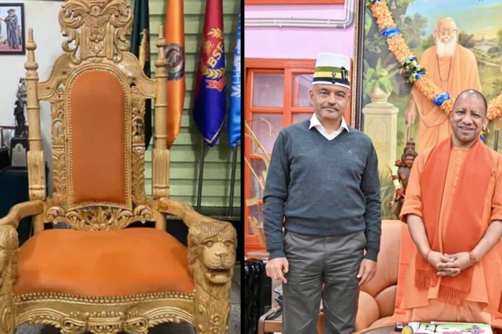 Deodar Wood, Kedarnath Link: This 'Lion Chair' Is Yogi Adityanath's Newest Prized Possession