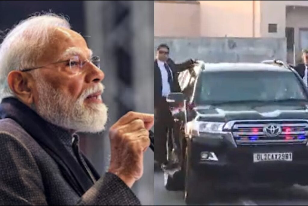 PM Modi Arrives At Gujarat's Somnath Temple Ahead Of Swabhiman Parv | Watch