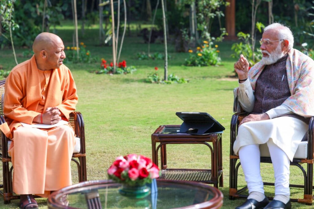 PM Modi Extends Greetings On UP's Foundation Day; Amit Shah Arrives In Lucknow For Celebrations