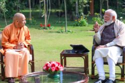 PM Modi Extends Greetings On UP's Foundation Day; Amit Shah Arrives In Lucknow For Celebrations