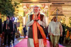 PM Modi Receives Rousing Welcome At Somnath Temple, Offers Prayers On Swamibhan Parv | Pics