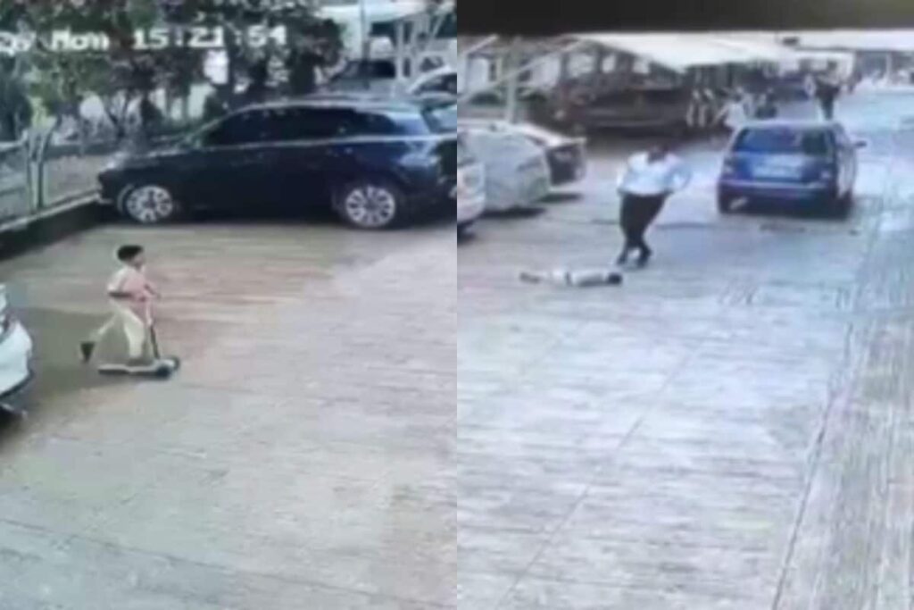 Speeding Car Rams Over 7-Year-Old Riding Bicycle In Housing Society In Pune | Video