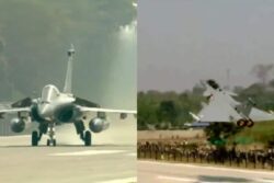 Rafale Roars Over Assam Highway-Runway During Spectacular Air Show | Watch