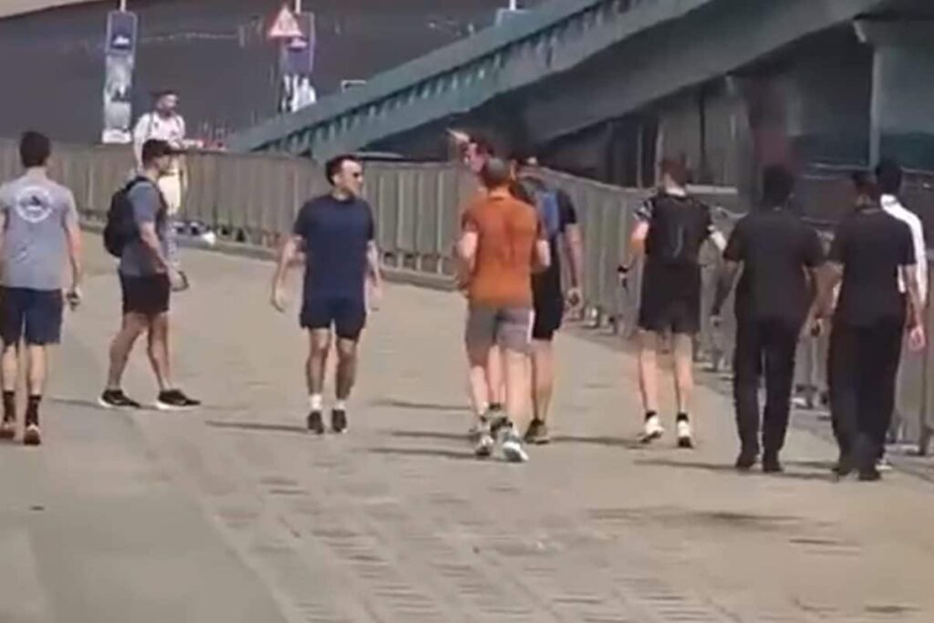 Emmanuel Macron Beats Cameras, Enjoys Surprise Early Morning Jog In Mumbai | Watch