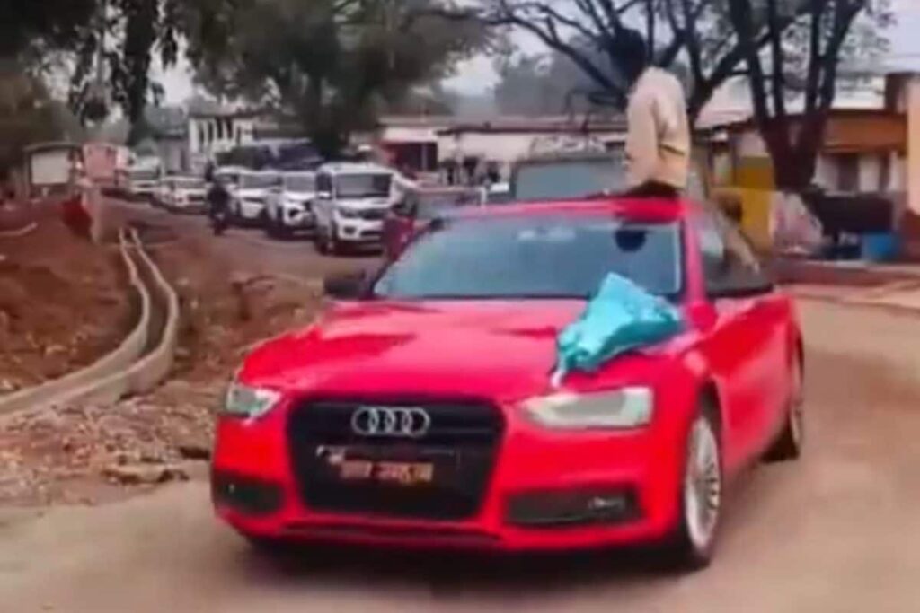 55-Car Roadshow In Jhansi Becomes Talk Of The Town In UP’s Political Circles Ahead Of Panchayat Polls