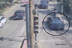 On Camera, Bouncers Run To Protect Lamborghini Driver Moments After Car Crash In Kanpur