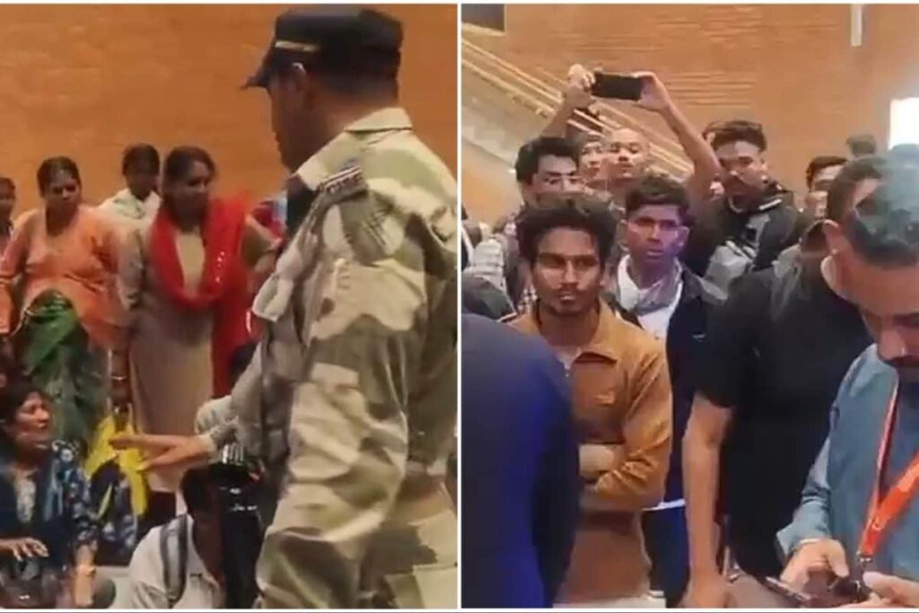 Chaos At Bengaluru Airport As Passengers Protest Nepal-Bound Air India Express Flight's Diversions