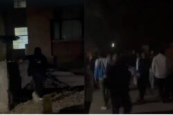 JNU Violence: Video Shows Left-Wing Students Allegedly Pelting Stones At ABVP Members