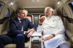 PM Modi, Macron Share Car Ride To India-France Innovation Forum In Mumbai