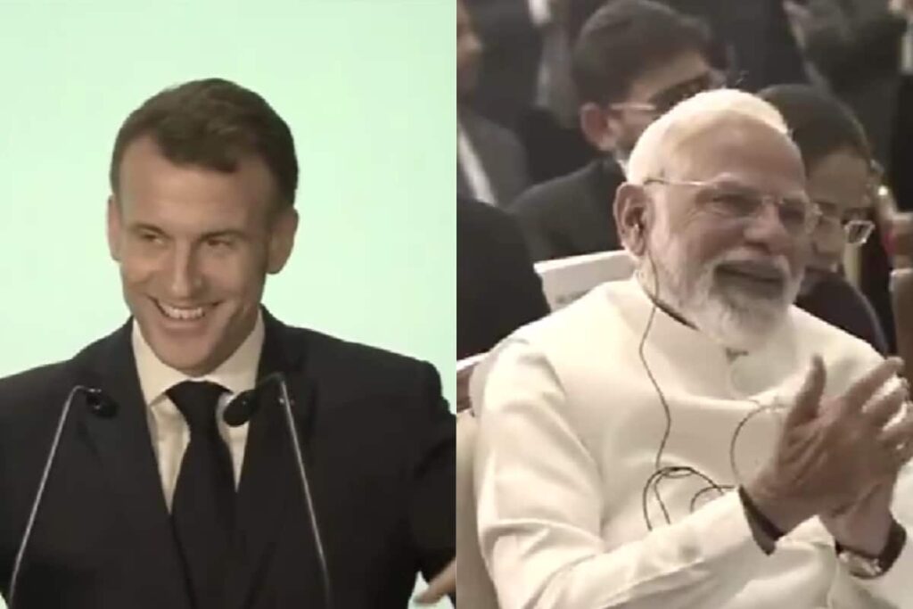 ‘Jai Ho’: Macron’s Greeting At Mumbai Event Draws Applause From PM Modi | Watch