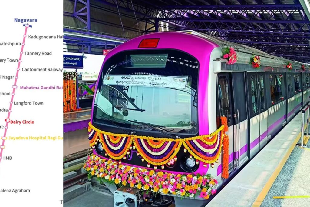 Namma Metro Pink Line Moves Ahead As BMRCL Inspects Kalena Agrahara To Nagawara