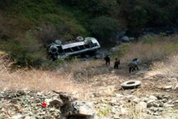 HRTC Bus Plunges Into Gorge In Dehradun; At least 3 Dead, Rescue Operation Underway