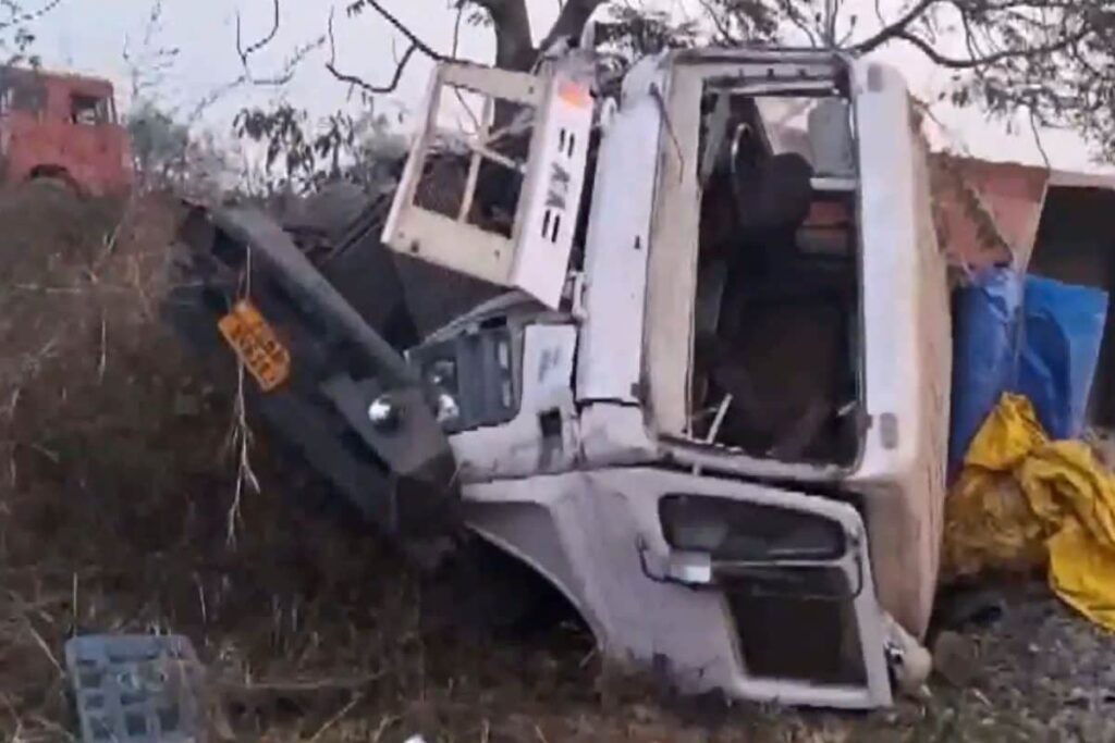 Five Police Personnel Killed As Speeding Trailer Rams Bolero In Odisha