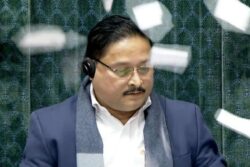 Opposition MPs Throw Papers At Chair Amid Chaos In Lok Sabha, Face Disciplinary Action | Video