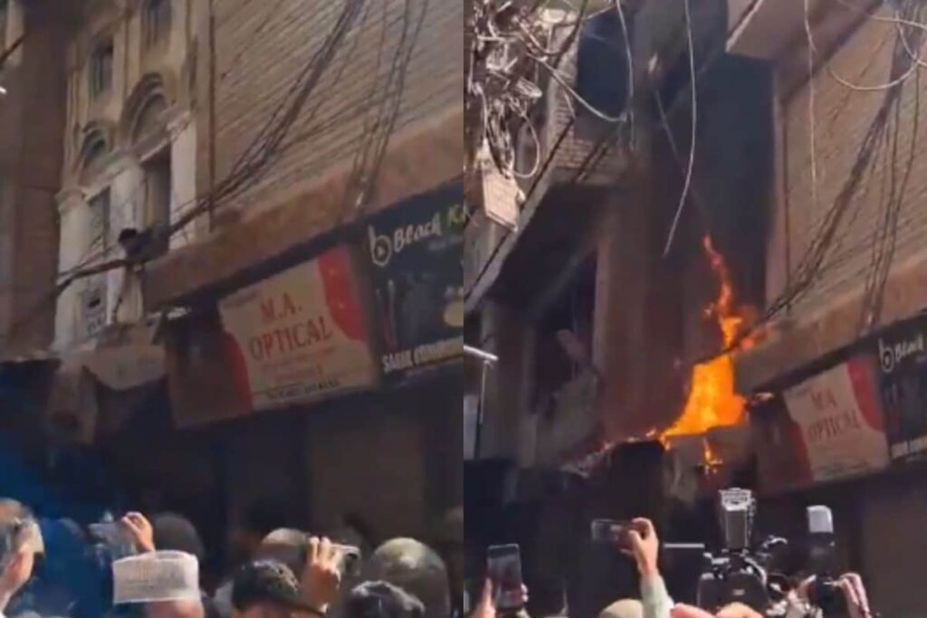 Man Sets Shop Ablaze, Pours Petrol On Himself Amid Bulldozer Action In Varanasi