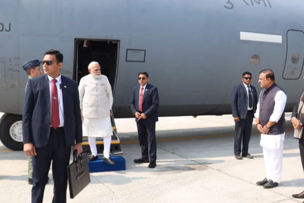 PM Modi Makes Historic Touchdown On Northeast's First Emergency Landing Highway