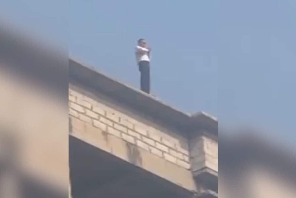 Caught On Cam: Maharashtra Entrepreneur Jumps From High-Rise In Solapur