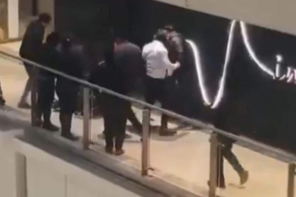 2 Men Brutally Thrashed, Beaten Up By Pub Bouncers At Noida Mall | Video