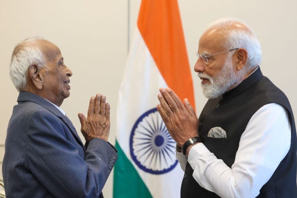 PM Modi Meets INA Veteran During Visit To Malaysia