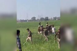 Police Lathi-Charge As Farmers Protest Landfill Site In Ghaziabad, Stone Pelting Alleged