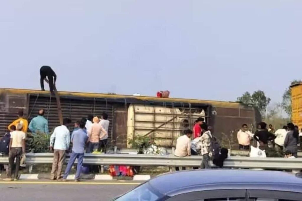 At Least Six Dead, 21 Injured After Double-Decker Bus Overturns In Lucknow