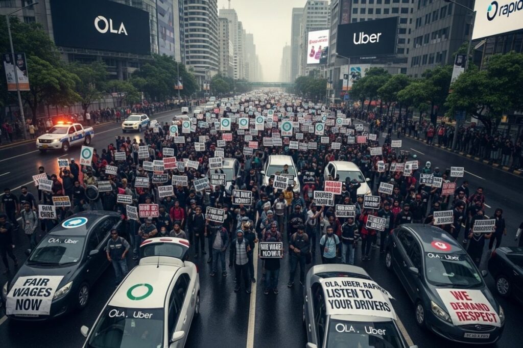 Ola, Uber, Rapido Drivers On A 6-Hour Strike Today: Here's Why