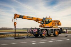 On Cam: Pedestrian Suffers Serious Injuries After Crane Runs Over Him In Karnataka’s Udupi