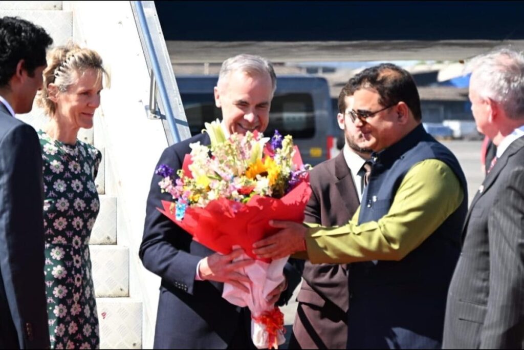 Canada PM Mark Carney Reaches Mumbai To Begin His Four-Day India Visit To Reset Bilateral Ties
