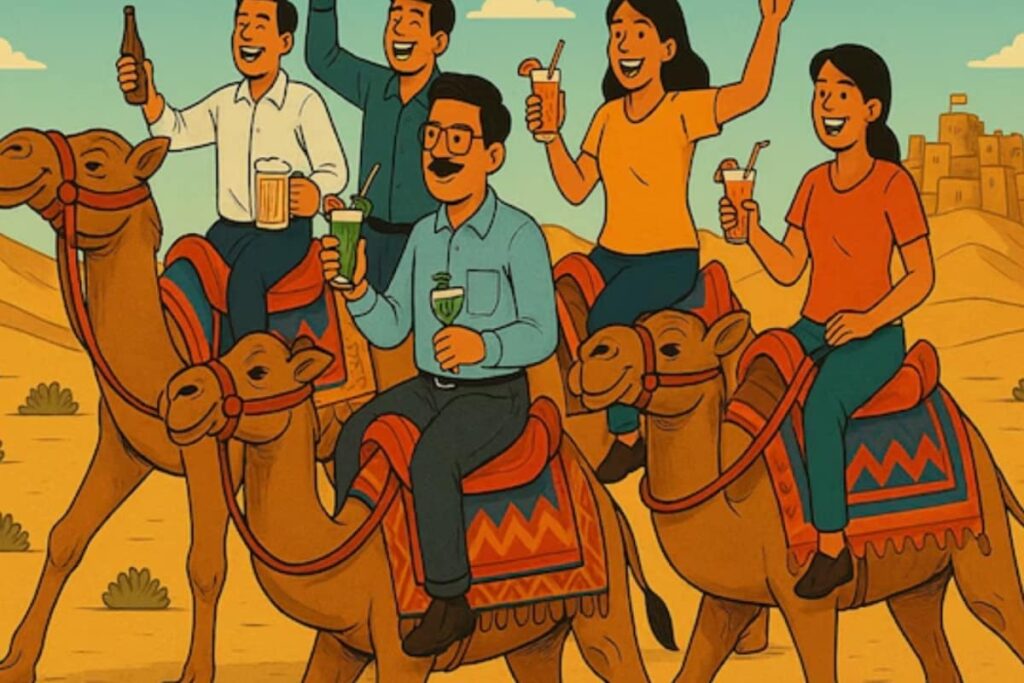 Himachal Public Servants Busted Partying In Jaisalmer During Sick Leave, Exposed By Insta Photos