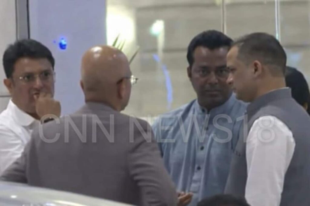 Leander Paes Likely To Join BJP? Tennis Star Spotted Visiting BJP Chief Nitin Nabin At Kolkata Hotel