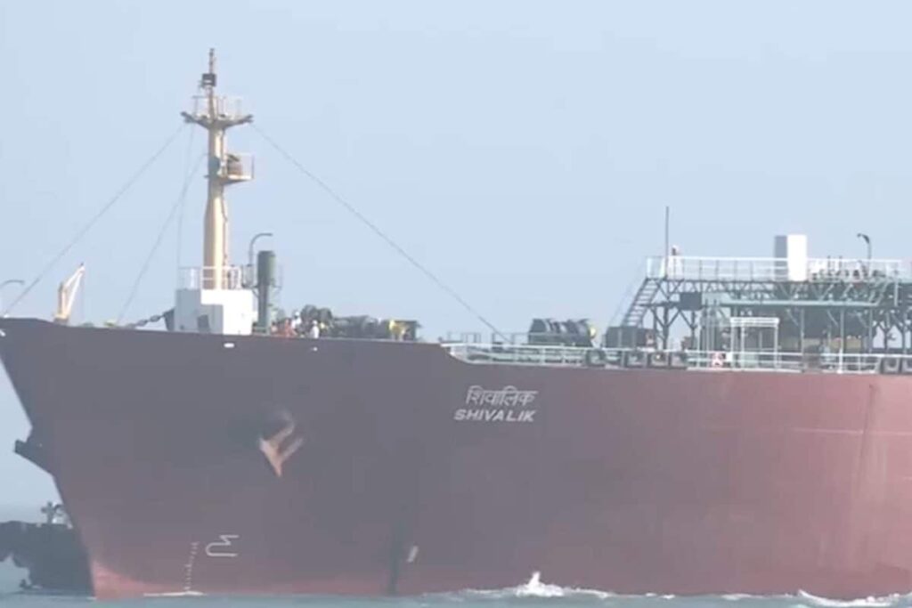 India's LPG Tanker Shivalik Docks At Mundra After Crossing Strait of Hormuz