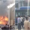 1 Dead As DTC Bus Hits Pedestrians In Delhi's Nangloi; Locals Torch Vehicle Amid Protests