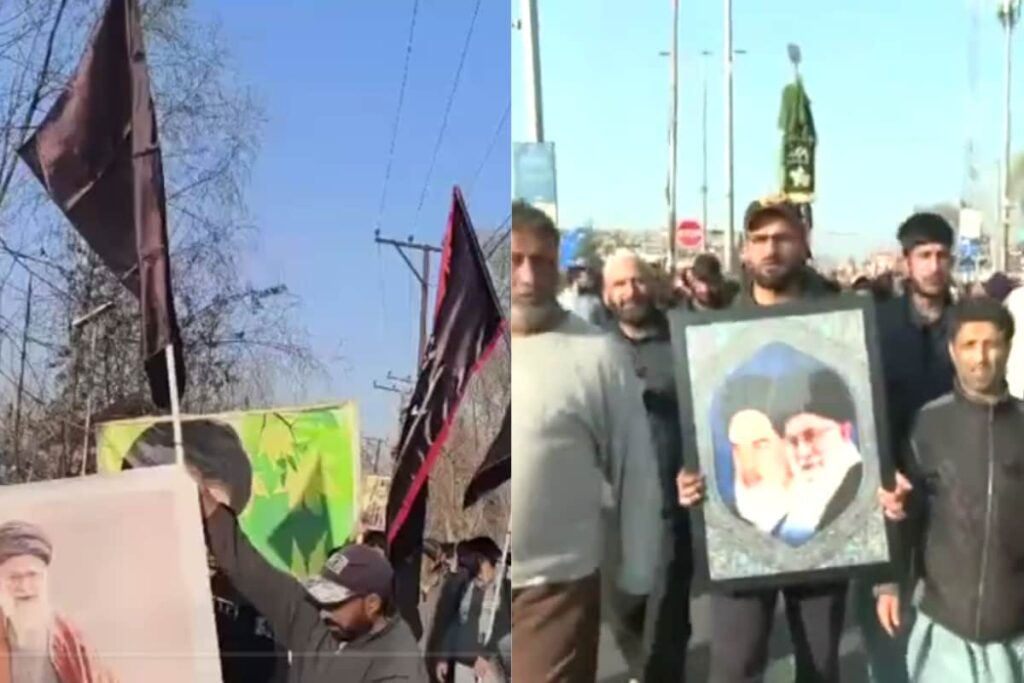 Protests Erupt In Jammu & Kashmir Over Khamenei's Death; Mehbooba, Mirwaiz Denounce Israeli Strikes