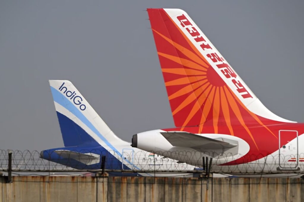 IndiGo, Air India Dominate 91% Domestic Aviation Market: Centre Informs Rajya Sabha
