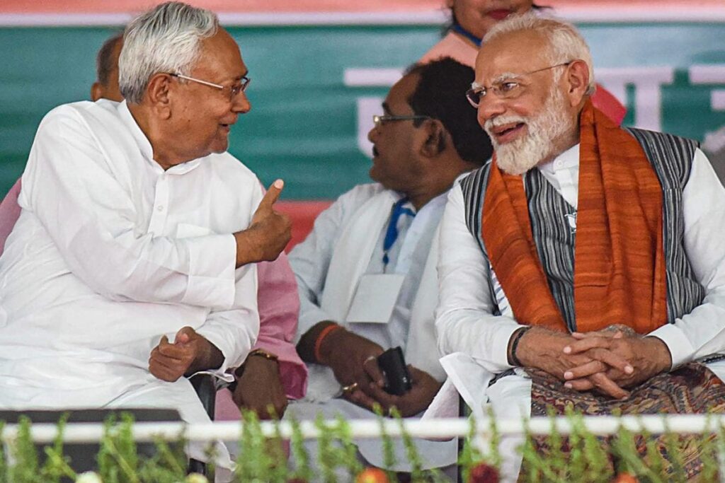 'Tirelessly Working For Bihar's Progress': PM Modi Extends Birthday Greetings To CM Nitish Kumar