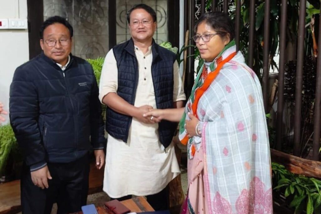 Nandita Garlosa Joins Congress Ahead Of Assam Polls After BJP Denies Ticket