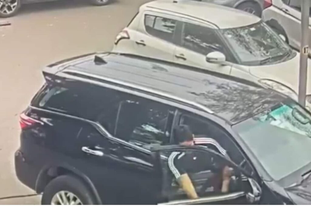 Daylight Murder Shocks Chandigarh: Property Dealer Gunned Down Outside Gym | Video