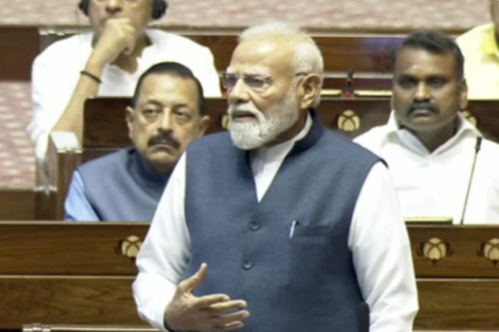 'No Full Stop In Politics': PM Modi Bids Farewell To Retiring Rajya Sabha MPs