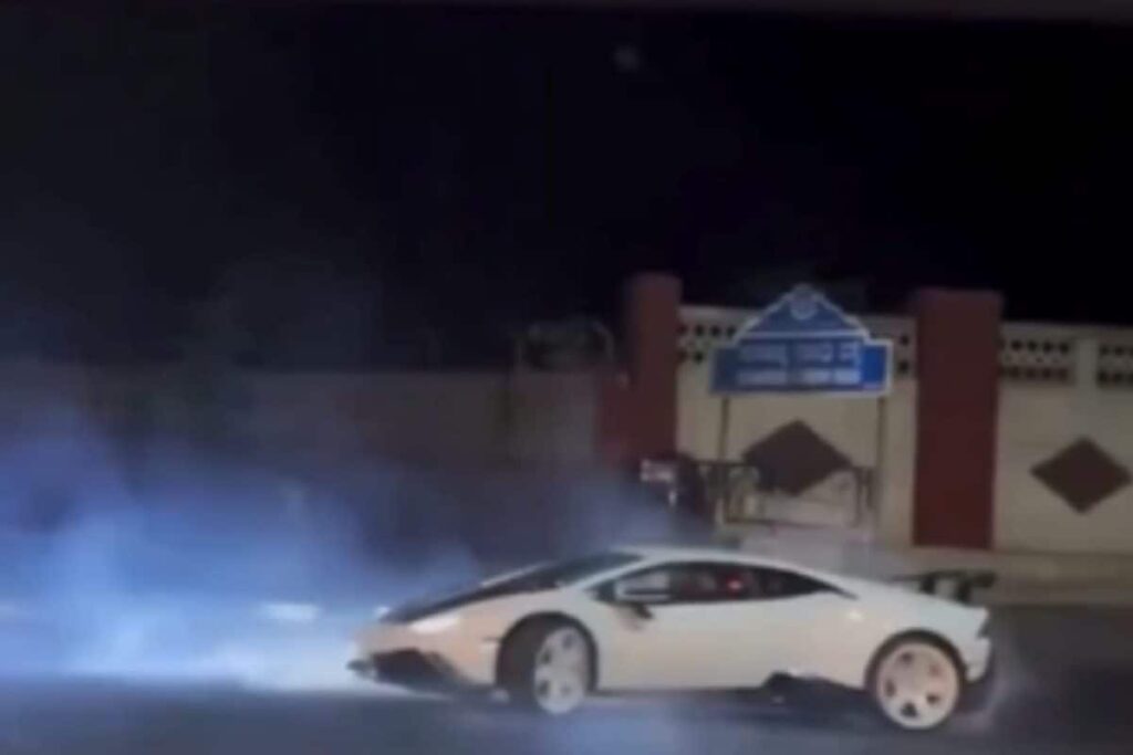 Lamborghini Driver Performs High-Speed Drifting Stunt In Bengaluru, Booked After Video Goes Viral