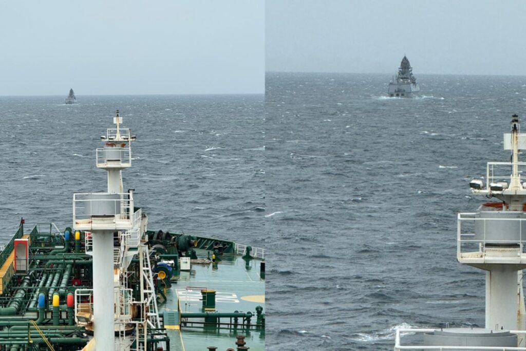 Visuals Show Pine Gas And Jag Vasant LPG Carriers Heading To India After Crossing Strait Of Hormuz