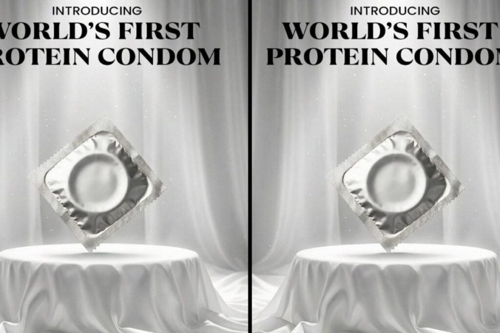 'April Fool's?' This Indian Fitness Brand Launched A 'Protein Condom' & The Internet Has Questions