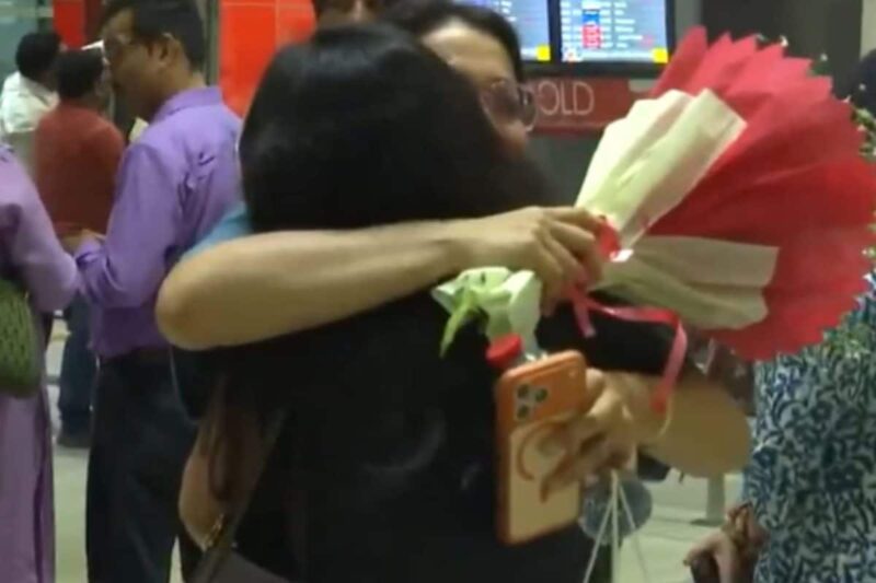 'Happy To Be Back': Emotional Reunions At Delhi Airport After Passengers Return From Abu Dhabi Amid Conflict