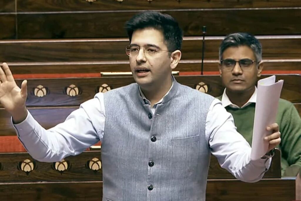 ‘Recently Removed, Yet Present’: Raghav Chadha Takes Dig At AAP In RS Amid Fallout