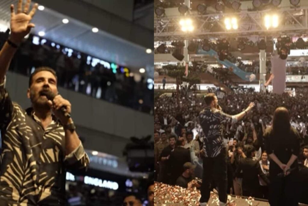 '36 Saal Mein Itne Log...': Akshay Kumar Surprised By Massive Crowd At Bhooth Bangla Promotions