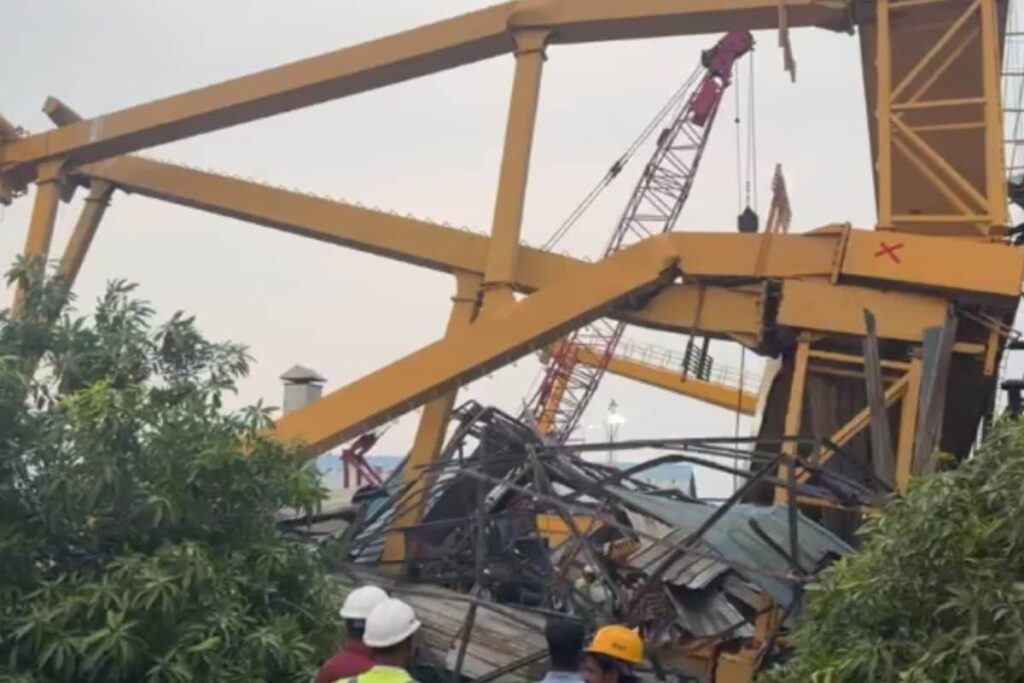 Crane Collapses At Prefab Manufacturing Unit In Telangana, 5 Workers Dead