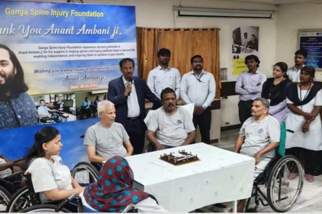 Anant Ambani Backs Ganga Spine Injury Foundation, To Fund Rehabilitation For Spinal Injury Patients
