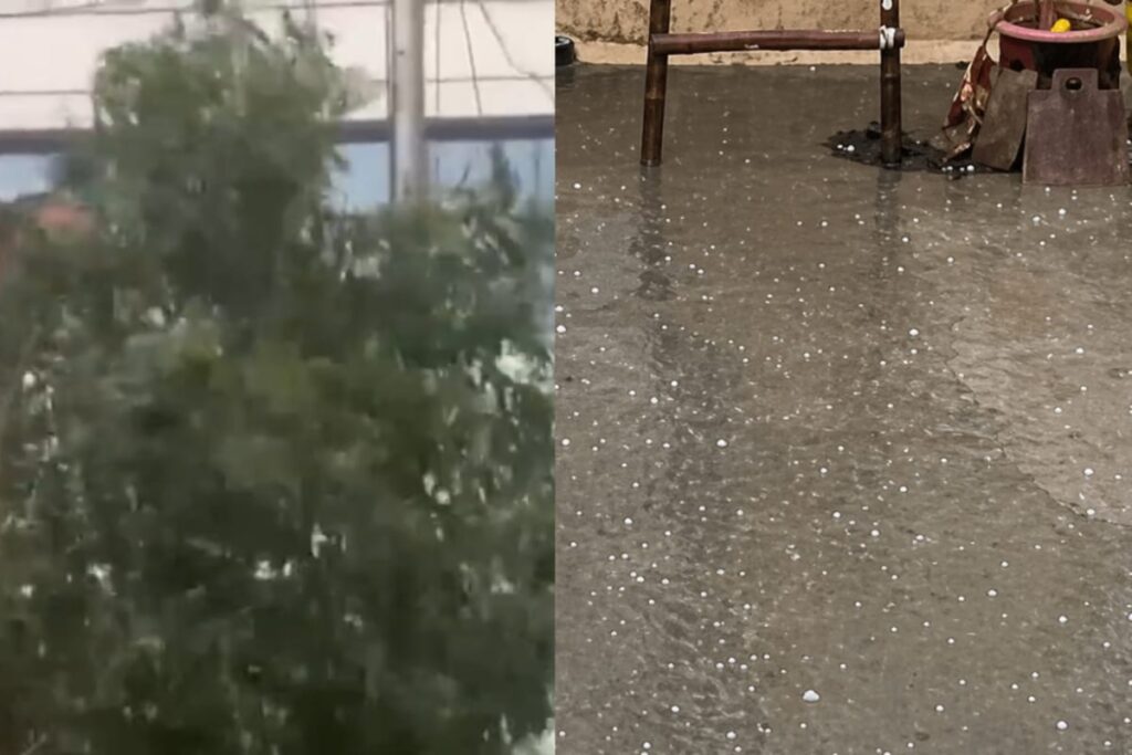 Rain, Hailstorm Bring Relief To Delhi-NCR From Scorching Heat